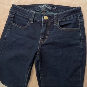 American Eagle Dark Blue Short Jegging